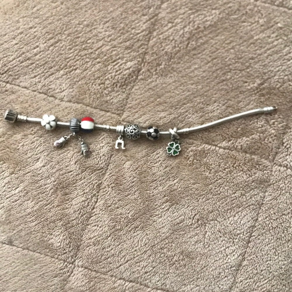 Pandora bracelet and charms